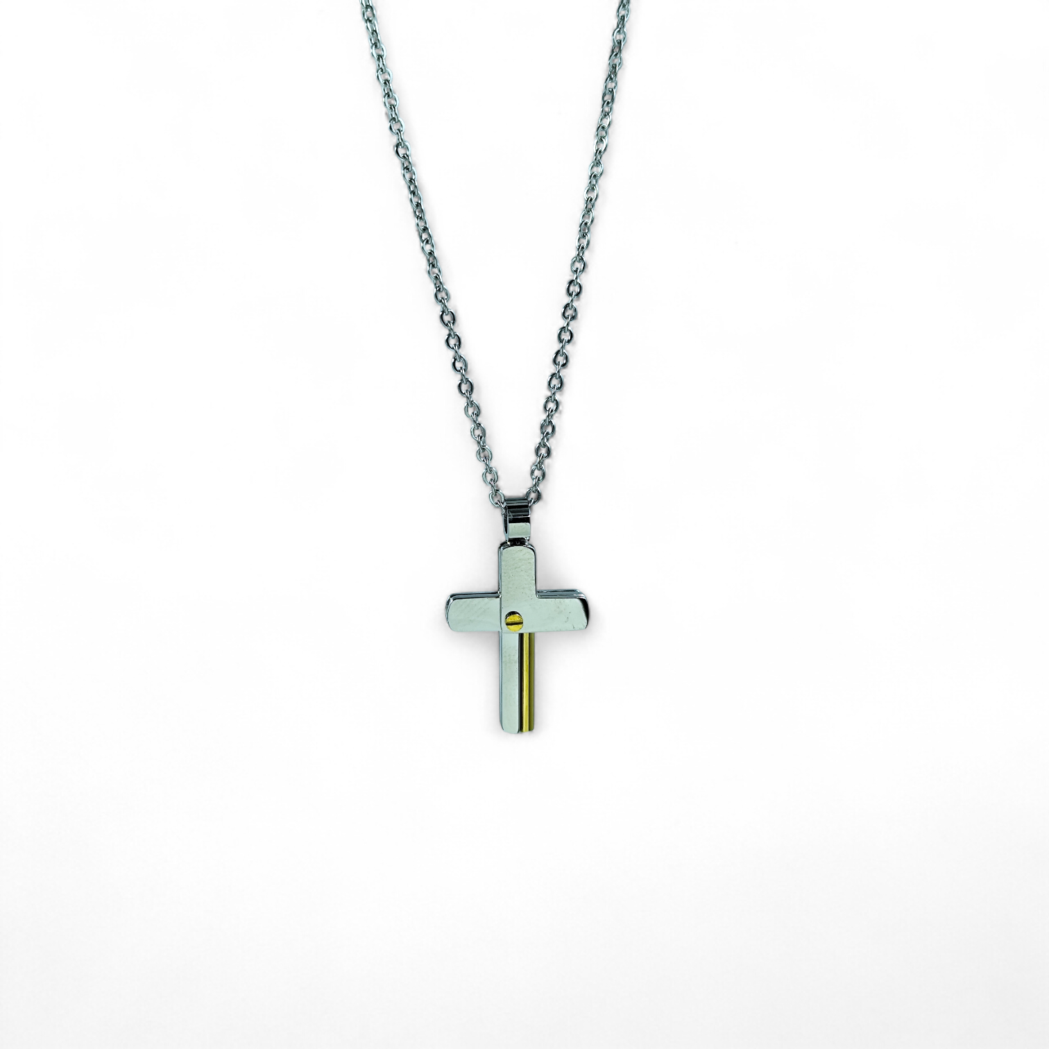 IMG_20251215_101113 Ατσάλινος ανδρικός σταυρός Visetti 51D-KD074S - Image 1