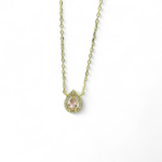 Kολιέ Clara ροζέτα από ασήμι 925°