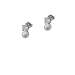 Σκουλαρίκια Eva pearls από ασήμι 925°