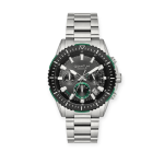 Ρολόι ανδρικό QUANTUM powertech Chronograph Stainless Steel Bracelet PWG1128.351