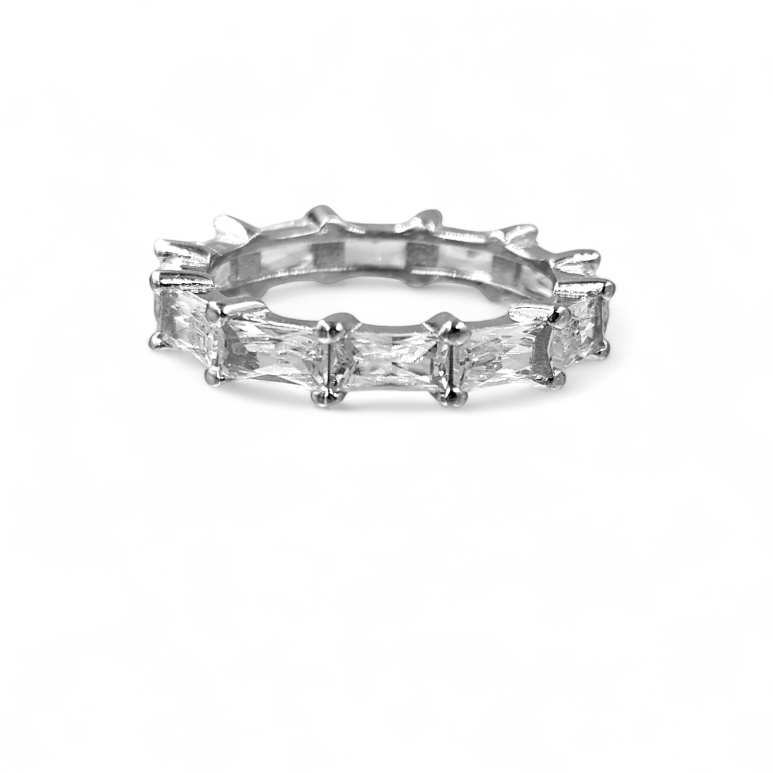 1000023861 Δαχτυλίδι ολόβερο Skyspark από ασήμι 925° - Image 1