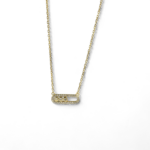 Κολιέ Desire με ζιργκόν από επιχρυσωμένο 925°