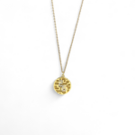 Kολιέ Γούρι στρογγυλό 2026 με ζιργκόν από ασήμι 925° (Copy)