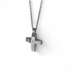 Ατσάλινος ανδρικός σταυρός Visetti 51D-KD069S