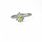 Δαχτυλίδι Majesty stone ροζέτα από ασήμι 925°