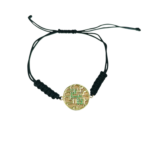 Βραχιόλι γούρι gold round 2026 από ασήμι 925