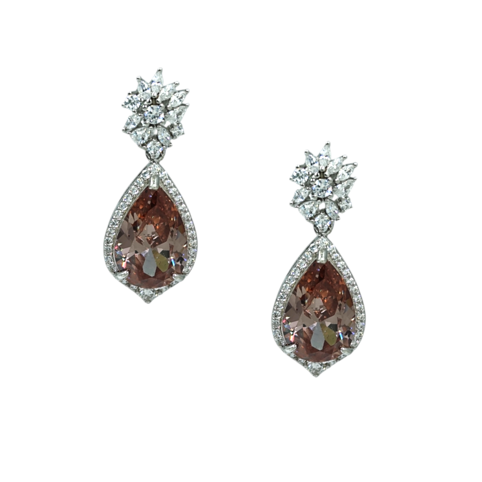 IMG_20260119_094022 Σκουλαρίκια κρεμαστά Marquise smoky quartz από ασήμι 925° - Image 1