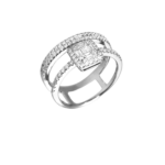 Δαχτυλίδι Jackie από επιπλατινωμένο ασήμι 925°