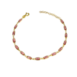 Βραχιόλι χρυσό Marta από Ασήμι 925°