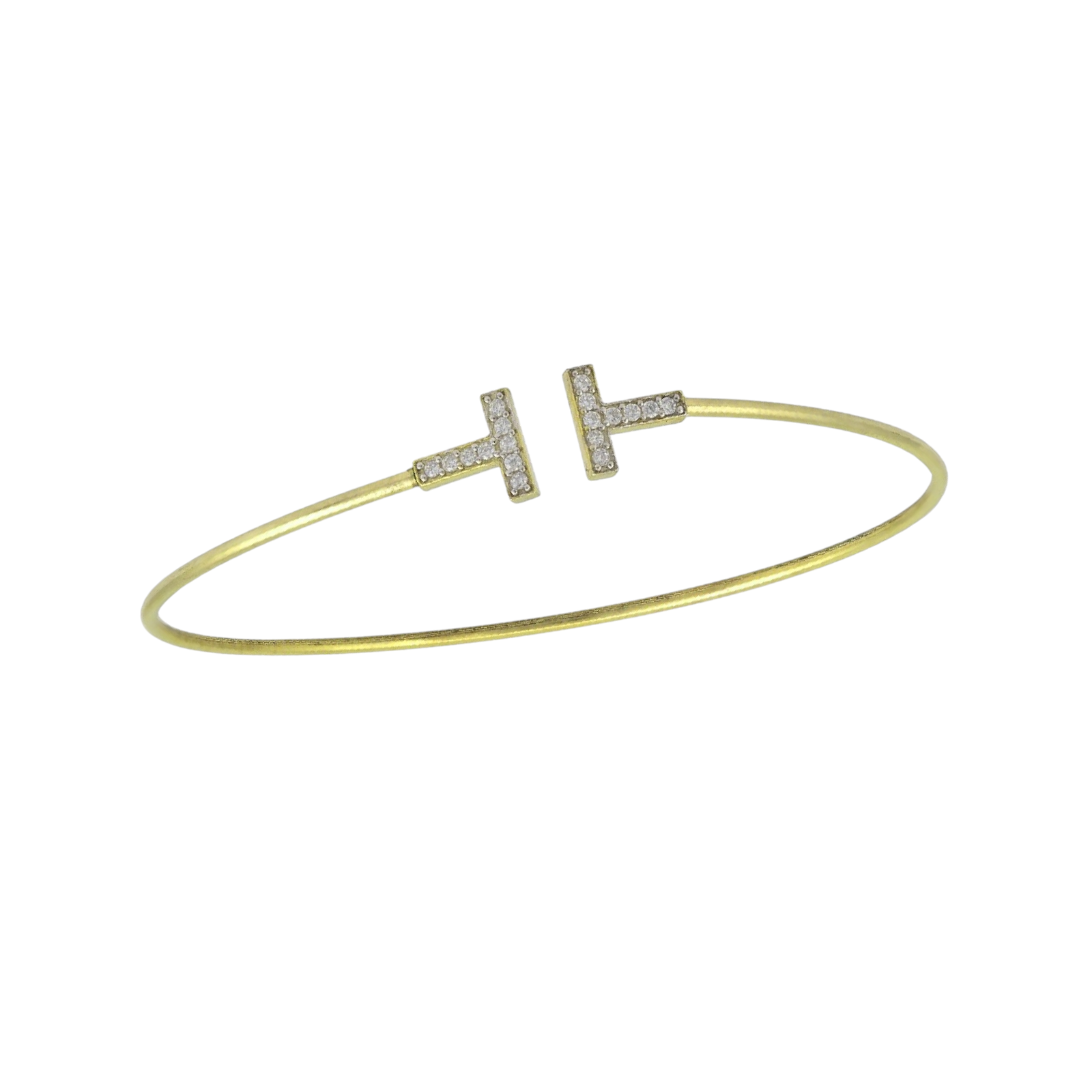 11105-1600x1600w.jpg Βραχιόλι γυναικείο χειροπέδα bangle από επιχρυσωμένο ασήμι 925° - Image 1