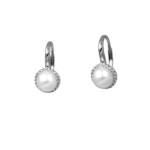 Σκουλαρίκια κρικάκια prism pearl από ασήμι 925°