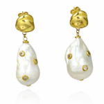 Σκουλαρίκια baroque glow από ασήμι 925°