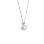 Κολιέ luxury swan από ασήμι 925°