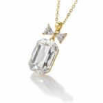 Κολιέ precious bow από επιχρυσωμένο ασήμι 925°