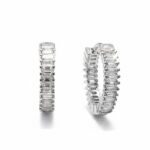 Σκουλαρίκια Maryna hoops cubic zirconia από ασήμι 925°