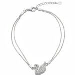 Βραχιόλι swan από ασήμι 925°