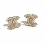 Σκουλαρίκια gold glorious CC zirconia σε χρυσό από ασήμι 925°