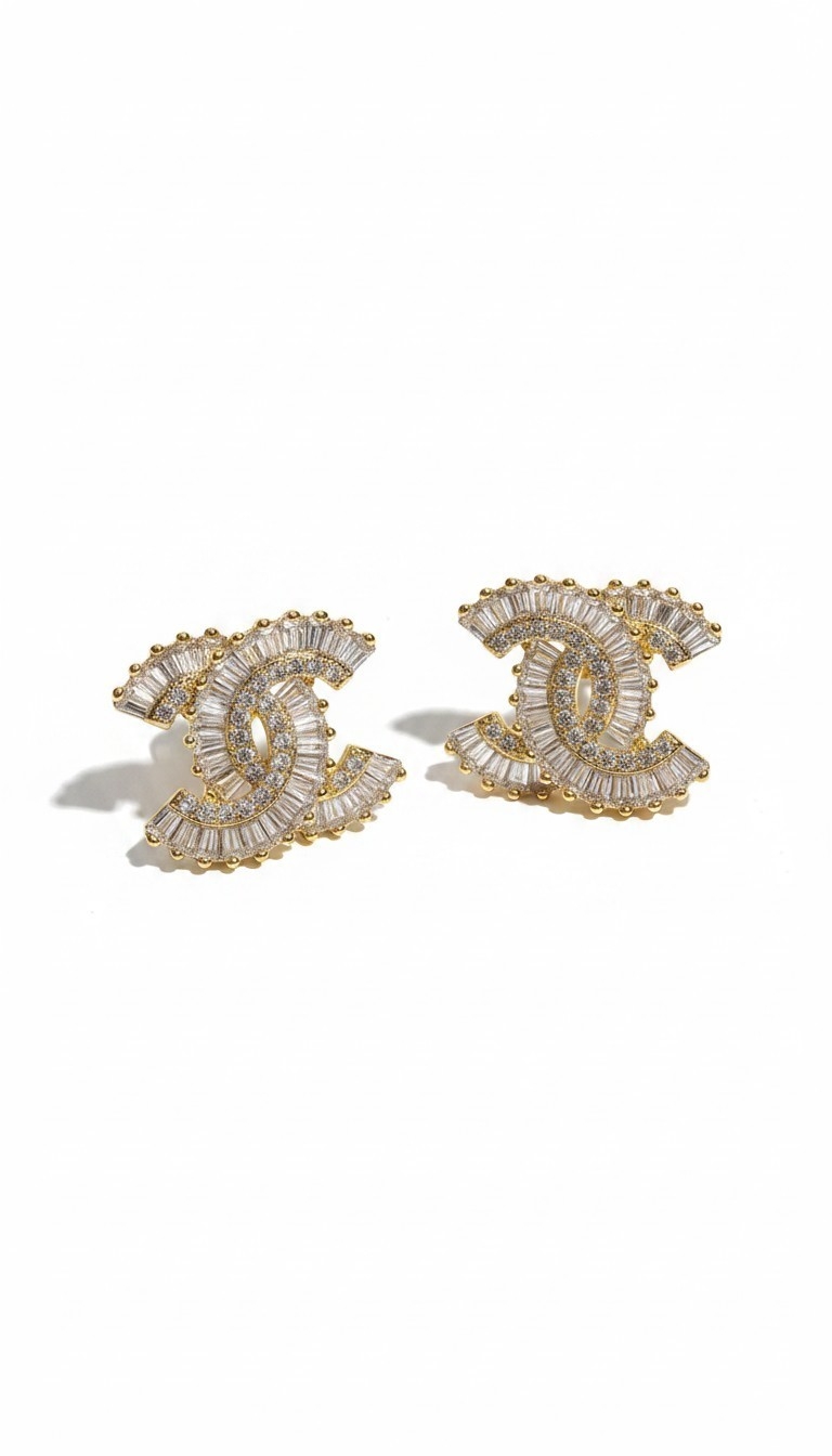 Photoroom-20260813_210551488 Σκουλαρίκια gold glorious CC zirconia σε χρυσό από ασήμι 925° - Image 1