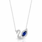 Κολιέ blue Odette από ασήμι 925°