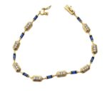 Βραχιόλι χρυσό Atlantic gold από ασήμι 925°