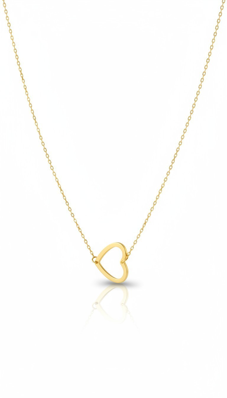 Photoroom-20260828_212320965 Κολιέ gold heart από ασήμι 925° - Image 1