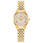 Ρολόι γυναικείο JCOU LUCIENNE Gold Stainless Steel Bracelet JU19090-7