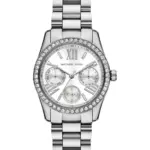 Michael Kors Crystals Silver Stainless Steel Bracelet Γυναικείο MK4979