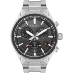 Ρολόι ανδρικό QUANTUM Hunter Chronograph Silver Metallic Bracelet HNG1172.350