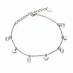 Βραχιόλι crowns charms από ασήμι 925°