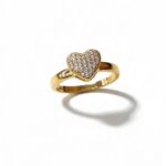Δαχτυλίδι Love Gold spell από ασήμι 925°