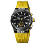 Ρολόι ανδρικό QUANTUM Hunter Chronograph Yellow Silicone Strap  HNG1230.054